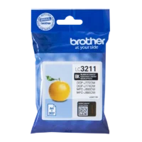 BROTHER Cartouche jet d'encre Noir d'une capacité de 200 pages LC3211BK