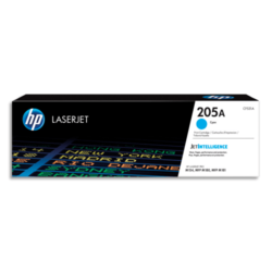 HP 205A CF531A Toner Cyan Authentique pour HP Color LaserJet Pro M180 / M181