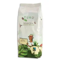 PURO Paquet de 1kg de café en grains 80 % Arabica et 20 % Robusta