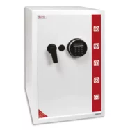 RESKAL Coffre de sécurité SE4 Premium 78 litres Blanc, serrure électronique - Dim : L39 x H60,5 x P41 cm