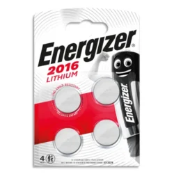 ENERGIZER Pile Lithium 2016, pack de 4 piles