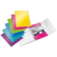 LEITZ Trieur WOW, 12 positions, PP, fermeture élastique, assorti de couleurs