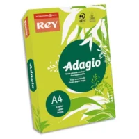 INAPA Ramette 500 feuilles papier couleur flash ADAGIO kiwi fluo A4 80g