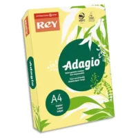 INAPA Ramette 500 feuilles papier couleur flash ADAGIO banane fluo A4 80g
