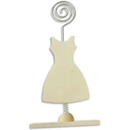 GRAINE CREATIVE Porte-photo en bois robe format 100 x 40 x 150 mm, à décorer