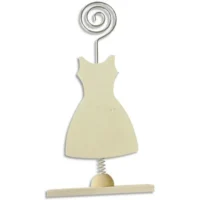 GRAINE CREATIVE Porte-photo en bois robe format 100 x 40 x 150 mm, à décorer