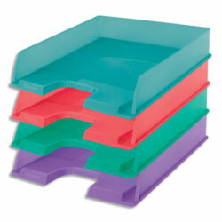 ESSELTE Colour'Breeze Corbeille à courrier, A4, assorti de couleurs, 626276
