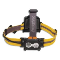 ENERGIZER Lampe front 5 led Noir s'adapte sur casque, auto 6h30 portée 100m 3 types d'attaches