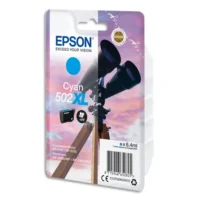 EPSON Cartouche Jet d'Encre Cyan XL "Jumelles'' 502 - C13T02W24010