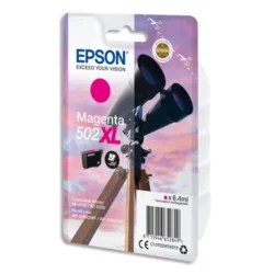 EPSON Cartouche Jet d'Encre Magenta XL "Jumelles'' 502 - C13T02W34010