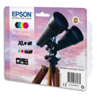 EPSON Multipack Cartouches Jet d'Encre 4 couleurs XL "Jumelles'' 502 - C13T02W64010