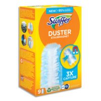 SWIFFER Boîte de 9 recharges plumeaux fraîcheur febreze, dépoussiérant