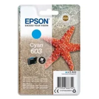 EPSON Cartouche Jet d'Encre Cyan "Etoile de Mer'' 603 - C13T03U24010