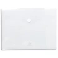 EXACOMPTA Sachet de 5 pochettes-enveloppes scratch A4 en polypropylène 2/10e. Coloris incolore