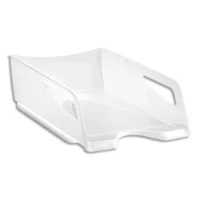 CEP Maxi Corbeille à courrier RIVIERA. Dimensions (l x h x p) : 26,5x11,5x38,7 cm. Coloris blanc arctique