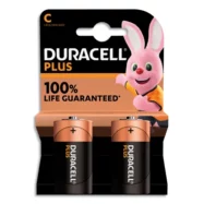 DURACELL Piles alcalines AA Plus 100%, 1,5V LR6 MN1500, lot de 12 piles