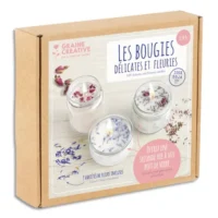 GRAINE CREATIVE Kit bougies fleuries