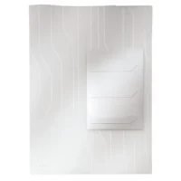 LEITZ Sachet de 3 pochettes Combifile (combinaison pochette et d'une chemise) 3 onglets, PP grainé A4