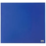 NOBO Tableau mémo magnétique en verre 300 x 300 mm - bleu - NOBO 1903952