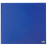 NOBO Tableau mémo magnétique en verre 300 x 300 mm - bleu - NOBO 1903952