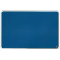 NOBO Tableau d'affichage en feutre Premium Plus - 900 x 600 mm - bleu - 1915188