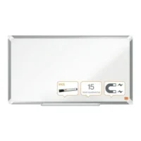 NOBO Tableau blanc en acier laqué Premium Plus magnétique 710 x 400 mm - Blanc - 1915370