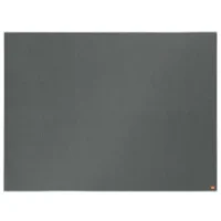 NOBO Tableau d'affichage en feutre Impression Pro - 1200 x 900 mm - gris - 1915221