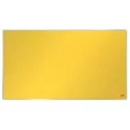 NOBO Tableau d'affichage Widescreen en feutre Impression Pro - 1220 x 690 mm - jaune - 1915431