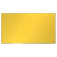 NOBO Tableau d'affichage Widescreen en feutre Impression Pro - 1220 x 690 mm - jaune - 1915431
