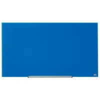 NOBO Tableau en verre Impression Pro magnétique 1000 x 560 mm - Bleu - 1905188