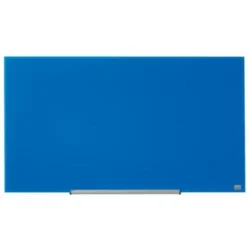 NOBO Tableau en verre Impression Pro magnétique 1000 x 560 mm - Bleu - 1905188