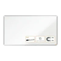 NOBO Tableau blanc en acier laqué Premium Plus magnétique 1550 x 870 mm - Blanc - 1915373