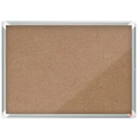 NOBO Vitrine d'affichage porte battante Premium Plus - en liège - 8 x A4 - 1915326