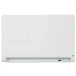 NOBO Tableau blanc en verre Impression Pro magnétique 1260 x 710 mm - Blanc -1905192