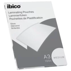 IBICO Basics Medium Paquet de 100 Pochettes plastification A3 2 x 100 microns 627312