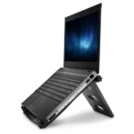 KENSINGTON Support de refroidissement EasyRiser, pc portable, SmartFit, noir, 12'' à 17'', K52788WW – Image 3
