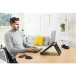 KENSINGTON Support de refroidissement EasyRiser, pc portable, SmartFit, noir, 12'' à 17'', K52788WW – Image 4