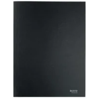 LEITZ Chemise 3 rabats Re:Cycle en carton 430 gr/m². 100% recyclé et 100% recyclable. Coloris noir