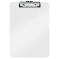 LEITZ Porte-blocs WOW A4, capacité 75 feuilles. Dimensions : L22,8 x H1,7 x P32 cm. Coloris blanc