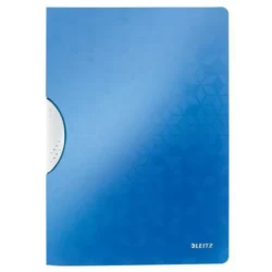 LEITZ Chemise à clip COLORCLIP WOW en polypropylène opaque 5/10eme. Coloris bleu