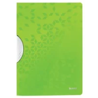 LEITZ Chemise à clip COLORCLIP WOW en polypropylène opaque 5/10eme. Coloris vert