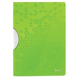 LEITZ Chemise à clip COLORCLIP WOW en polypropylène opaque 5/10eme. Coloris vert