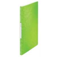 LEITZ Protège document WOW en polypropylène 20 pochettes, 40 vues. Coloris Vert