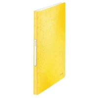 LEITZ Protège document WOW en polypropylène 20 pochettes, 40 vues. Coloris Jaune