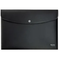 LEITZ Porte document Re:Cycle en polypropylène 100% recyclé et 100% recyclable. Coloris noir
