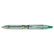 PILOT Bille B2P Ecoball rétractable. Rechargeable. Pointe 1mm. Corps plastique recyclé 86%. Coloris vert
