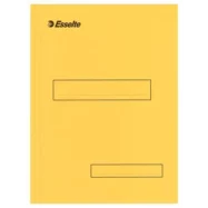 ESSELTE Boite de 100 sous-dossier en carton Kraft, 1 rabat. Format A4. Coloris Jaune