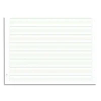 EXACOMPTA Boîte 2000 feuilles listing 70g standard zoné vert 380x11 1 pli bande Caroll non détachable