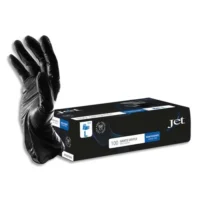 Boîte de 100 gants Nitrile non poudrés NITRILE Taille 7/S. Coloris noir