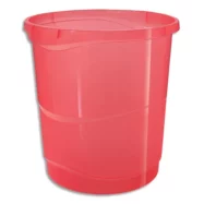 ESSELTE Colour'Breeze Corbeille à papier, 14 litres, corail, 628461